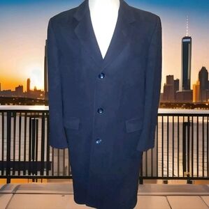 Bloomingdale’s The Mens Store Full Length Wool Coat USA 40